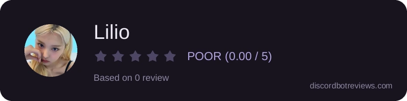 Rating widget preview for Lilio