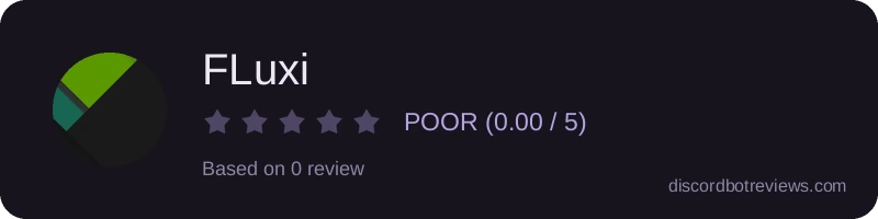 Rating widget preview for FLuxi