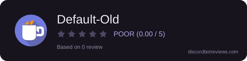 Rating widget preview for Default-Old