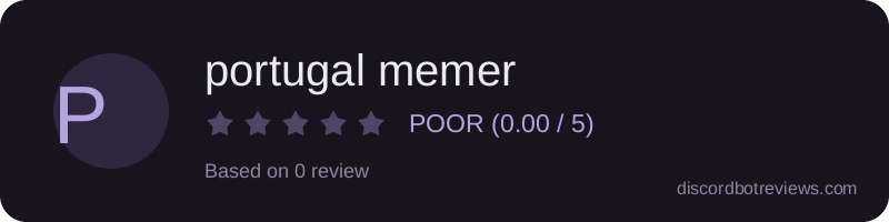Rating widget preview for portugal memer