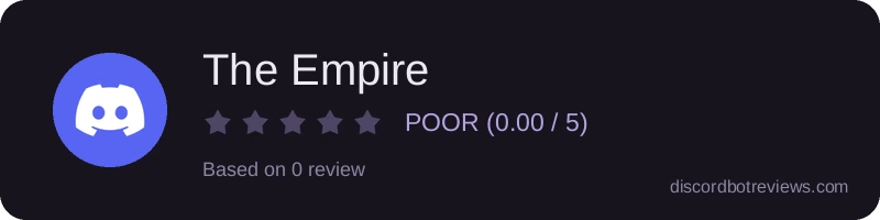 Rating widget preview for The Empire
