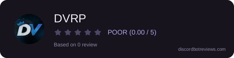 Rating widget preview for DVRP