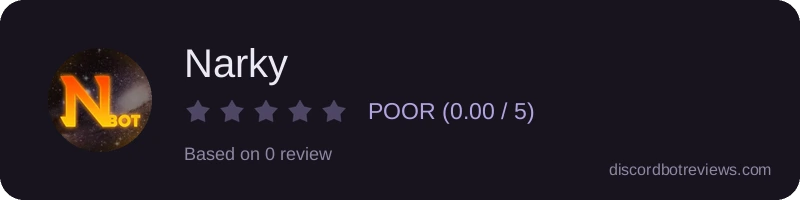 Rating widget preview for Narky