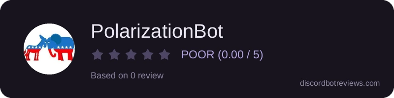 Rating widget preview for PolarizationBot