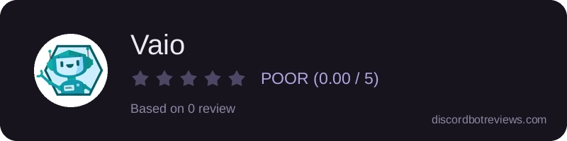 Rating widget preview for Vaio