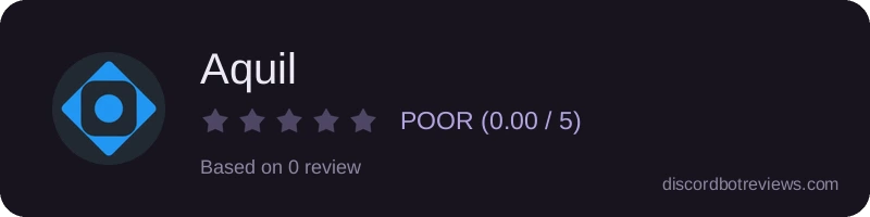 Rating widget preview for Aquil