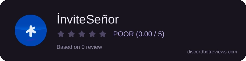 Rating widget preview for İnviteSeñor