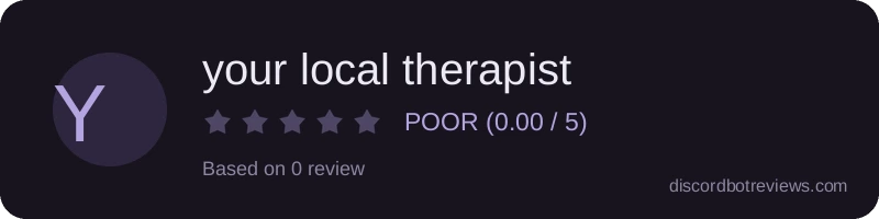 Rating widget preview for your local therapist