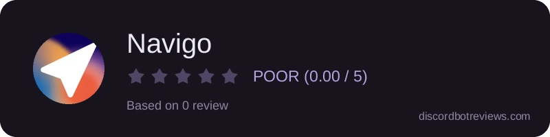 Rating widget preview for Navigo