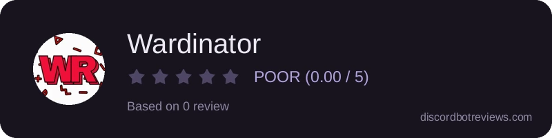 Rating widget preview for Wardinator