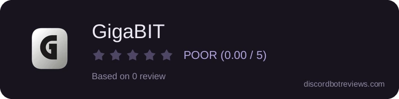 Rating widget preview for GigaBIT