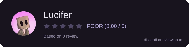 Rating widget preview for Lucifer