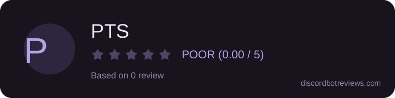 Rating widget preview for PTS