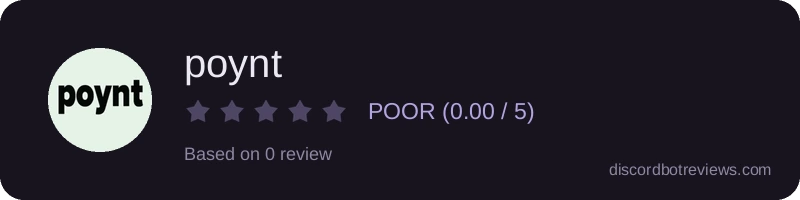 Rating widget preview for poynt