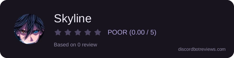 Rating widget preview for Skyline