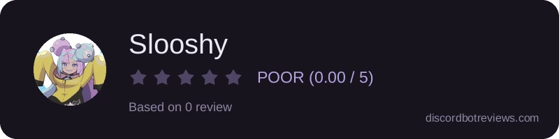 Rating widget preview for Slooshy