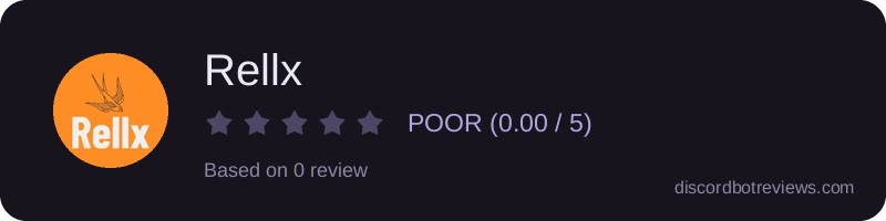 Rating widget preview for Rellx