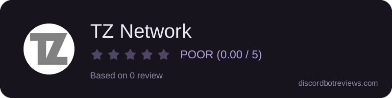 Rating widget preview for TZ Network