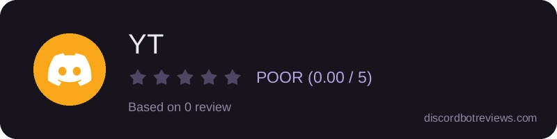 Rating widget preview for YT