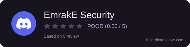 Rating widget preview for EmrakE Security 