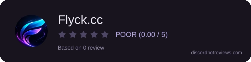 Rating widget preview for Flyck.cc