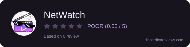 Rating widget preview for NetWatch