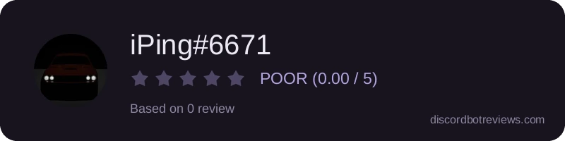 Rating widget preview for iPing#6671