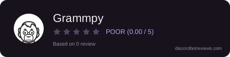 Rating widget preview for Grammpy