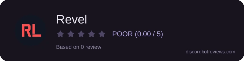 Rating widget preview for Revel