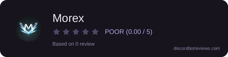 Rating widget preview for Morex