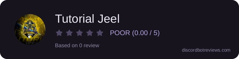 Rating widget preview for Tutorial Jeel