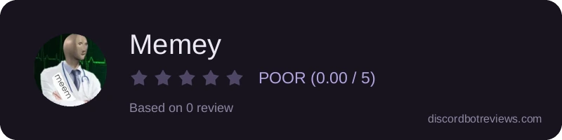 Rating banner for Memey