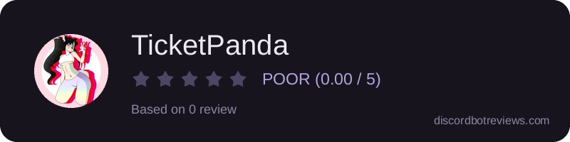 Rating banner for TicketPanda
