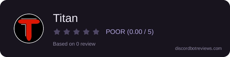 Rating widget preview for Titan