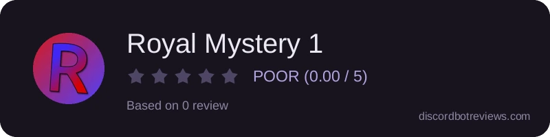 Rating widget preview for Royal Mystery 1