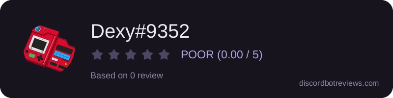 Rating widget preview for Dexy#9352