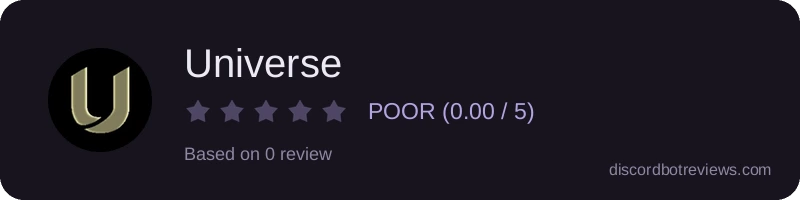 Rating banner for Universe