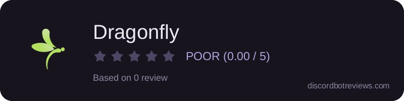 Rating widget preview for Dragonfly