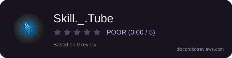 Rating widget preview for Skill._.Tube