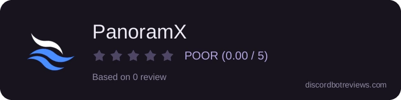 Rating widget preview for PanoramX