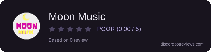 Rating widget preview for Moon Music