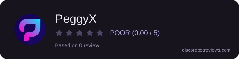 Rating banner for PeggyX