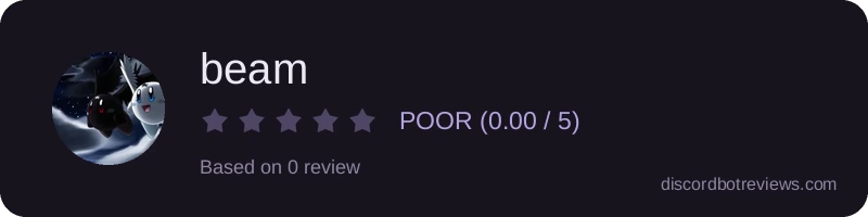 Rating widget preview for beam