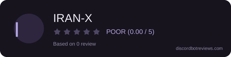 Rating banner for IRAN-X