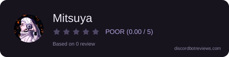 Rating widget preview for Mitsuya