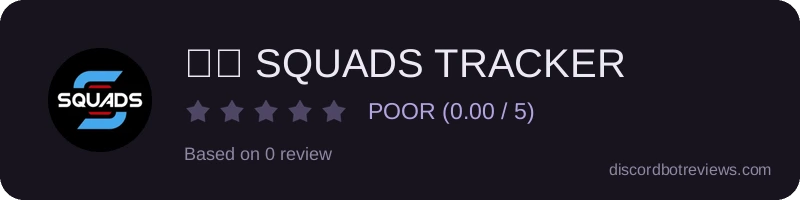 Rating banner for 🇬🇧 SQUADS TRACKER
