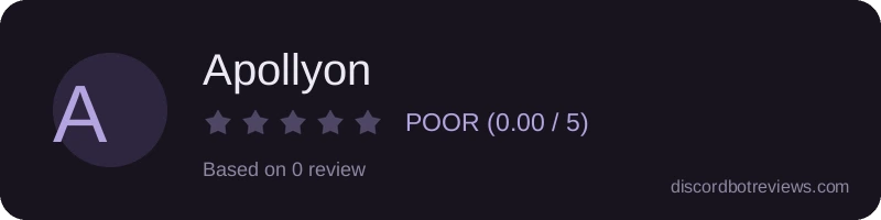Rating widget preview for Apollyon