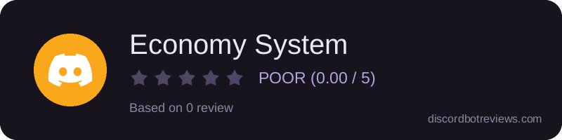 Rating widget preview for Economy System