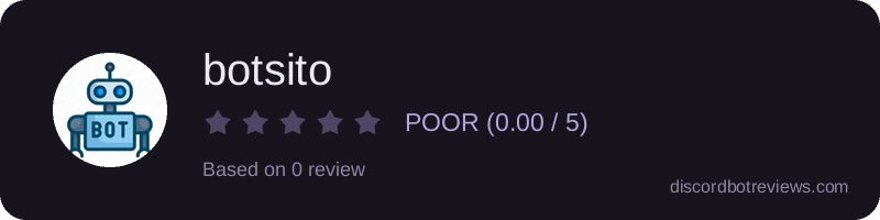 Rating banner for botsito