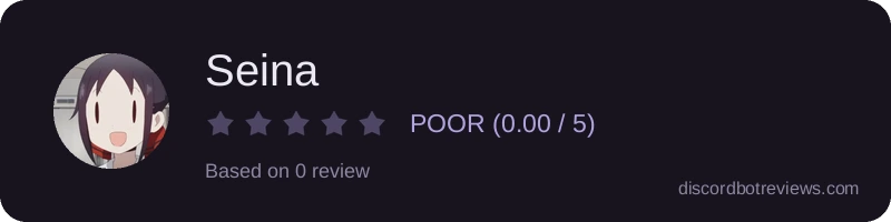 Rating widget preview for Seina